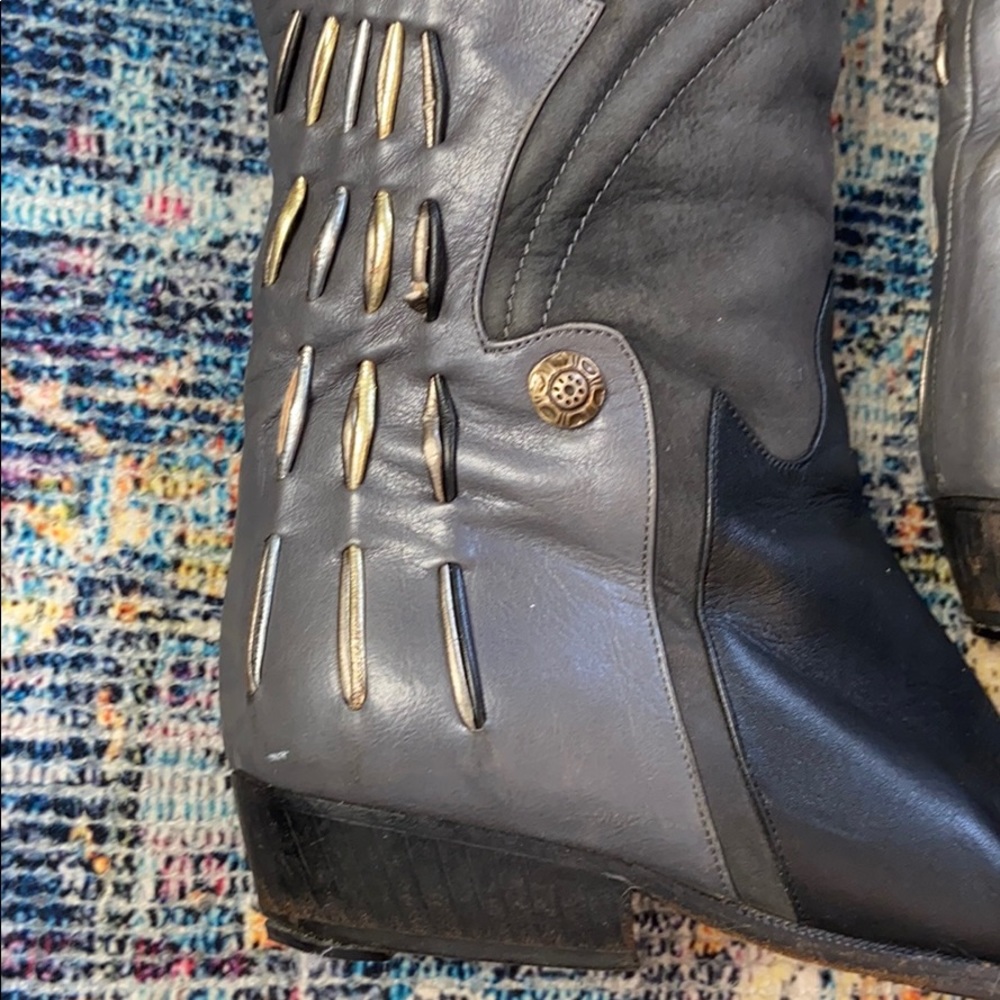 VINTAGE VERO CUOIO ITALIAN LEATHER BOOT - Picture 6 of 14